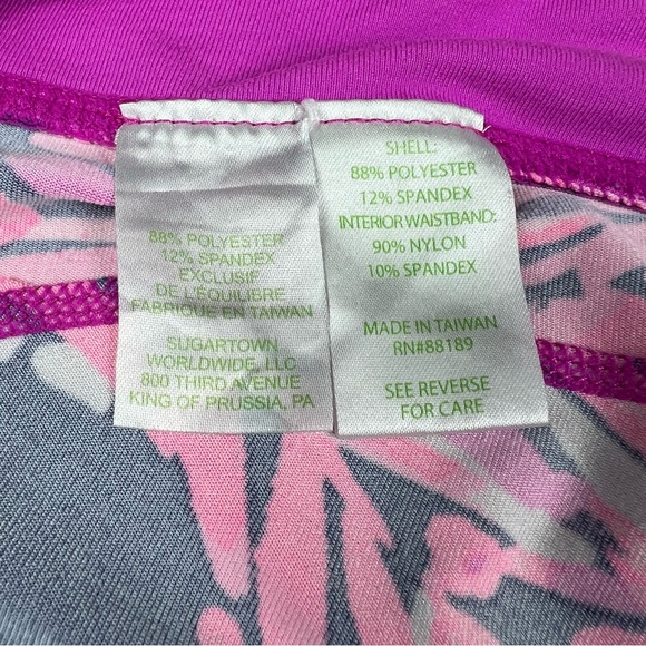 Lilly Pulitzer LUXLETIC Bright Colorful Print Crop Leggings - Picture 11 of 13